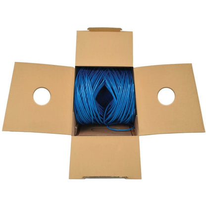 Eaton Tripp Lite Series Cat6 Gigabit Ethernet Cable - CMP-LP 0.5A Plenum, 1000 ft., Blue, PoE++ Support