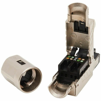 Eaton Tripp Lite Series N238-P01-MPTL-A Cat6a Shielded RJ45 Plug for High-Power PoE Applications