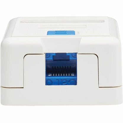 Eaton Tripp Lite Series Surface-Mount Box for Keystone Jack - 1 Port, White