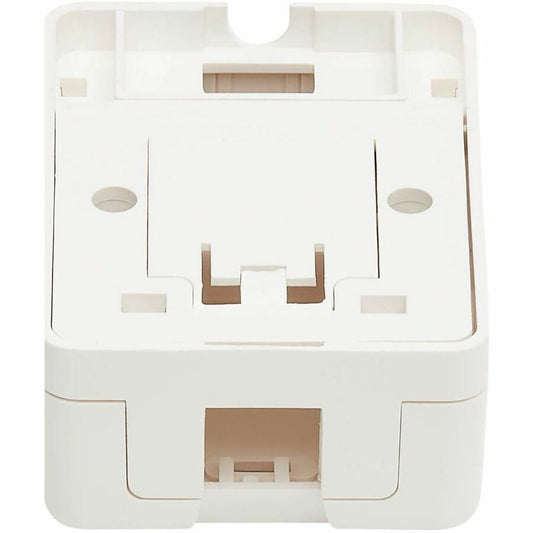 Eaton Tripp Lite Series Surface-Mount Box for Keystone Jack - 1 Port, White
