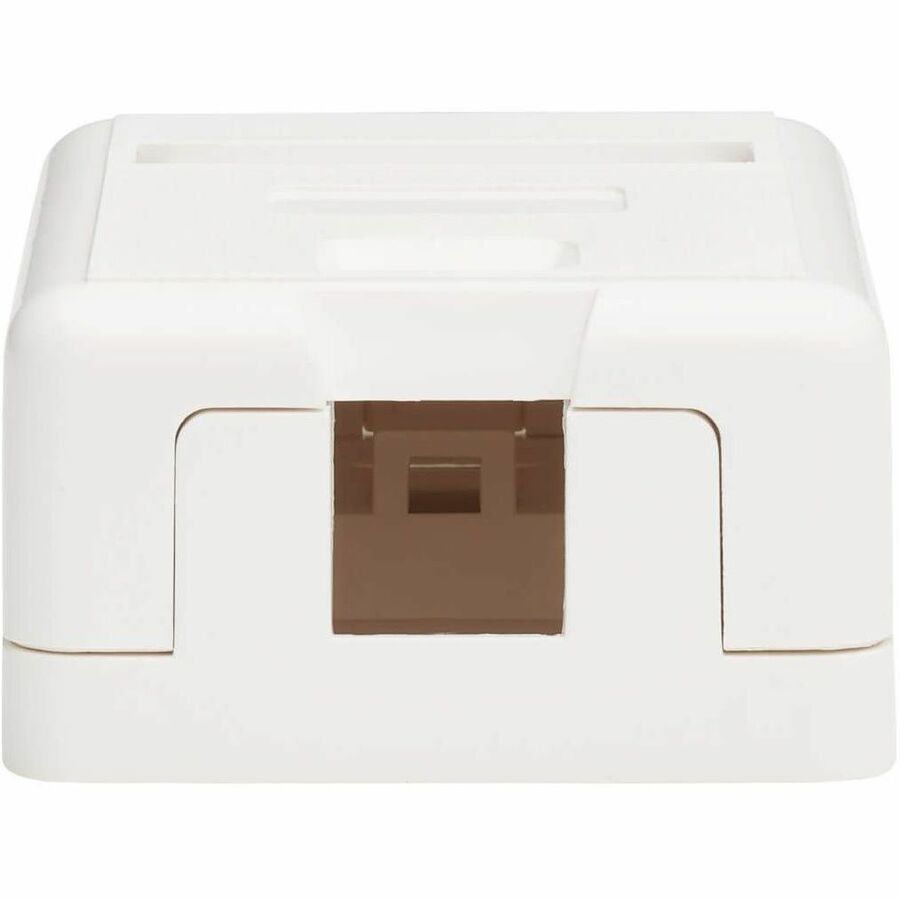 Eaton Tripp Lite Series Surface-Mount Box for Keystone Jack - 1 Port, White