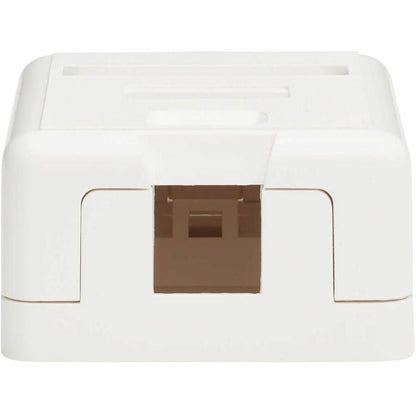 Eaton Tripp Lite Series Surface-Mount Box for Keystone Jack - 1 Port, White