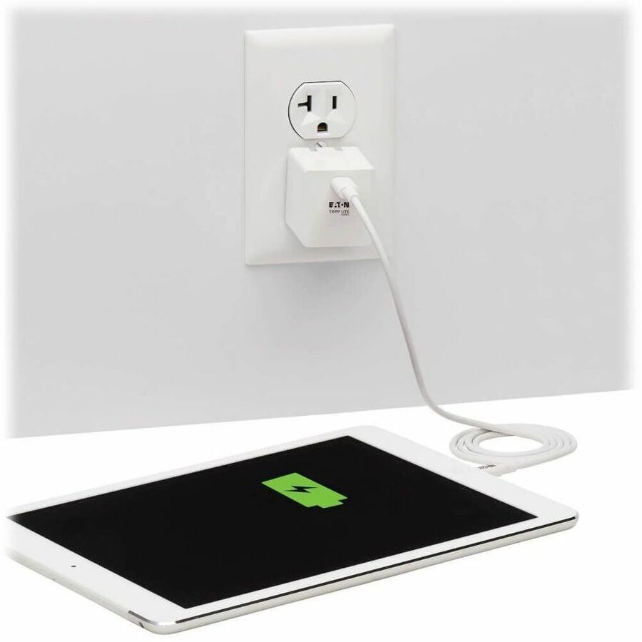 Eaton Tripp Lite Series 40W Compact USB-C Wall Charger with GaN Technology
