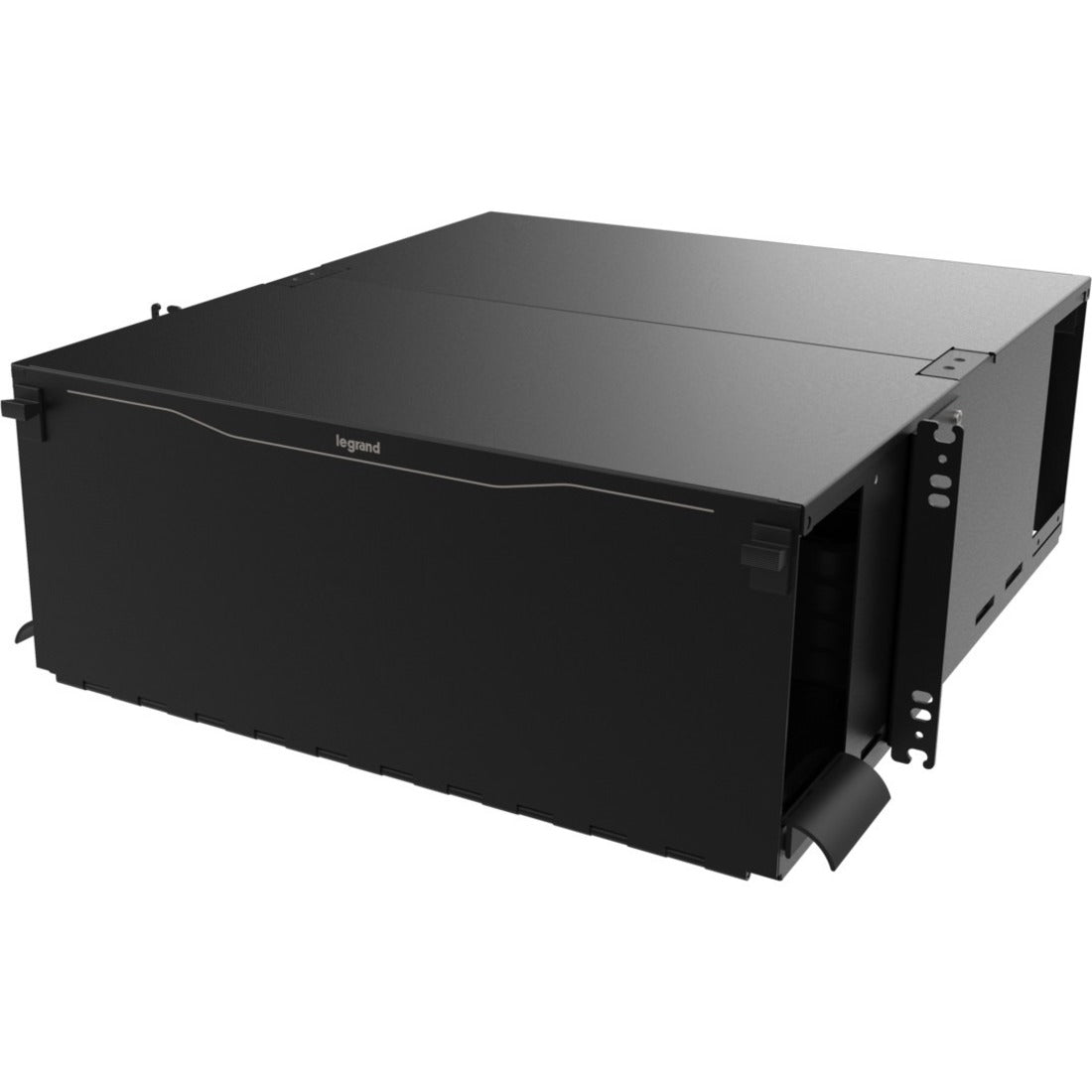 Legrand Group Ortronics Q-Series 4U Rack Mount Fiber Enclosure - Steel Black