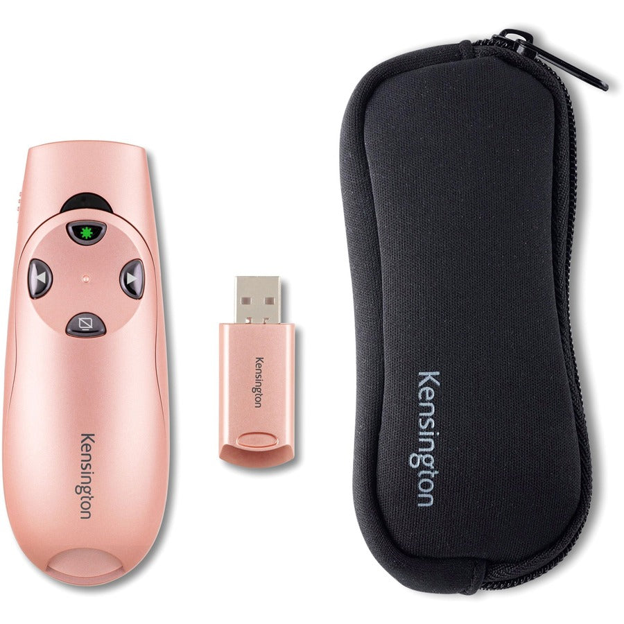 Kensington Presenter Expert Wireless with Green Laser - Rose Gold (Part No. K75770WW)
