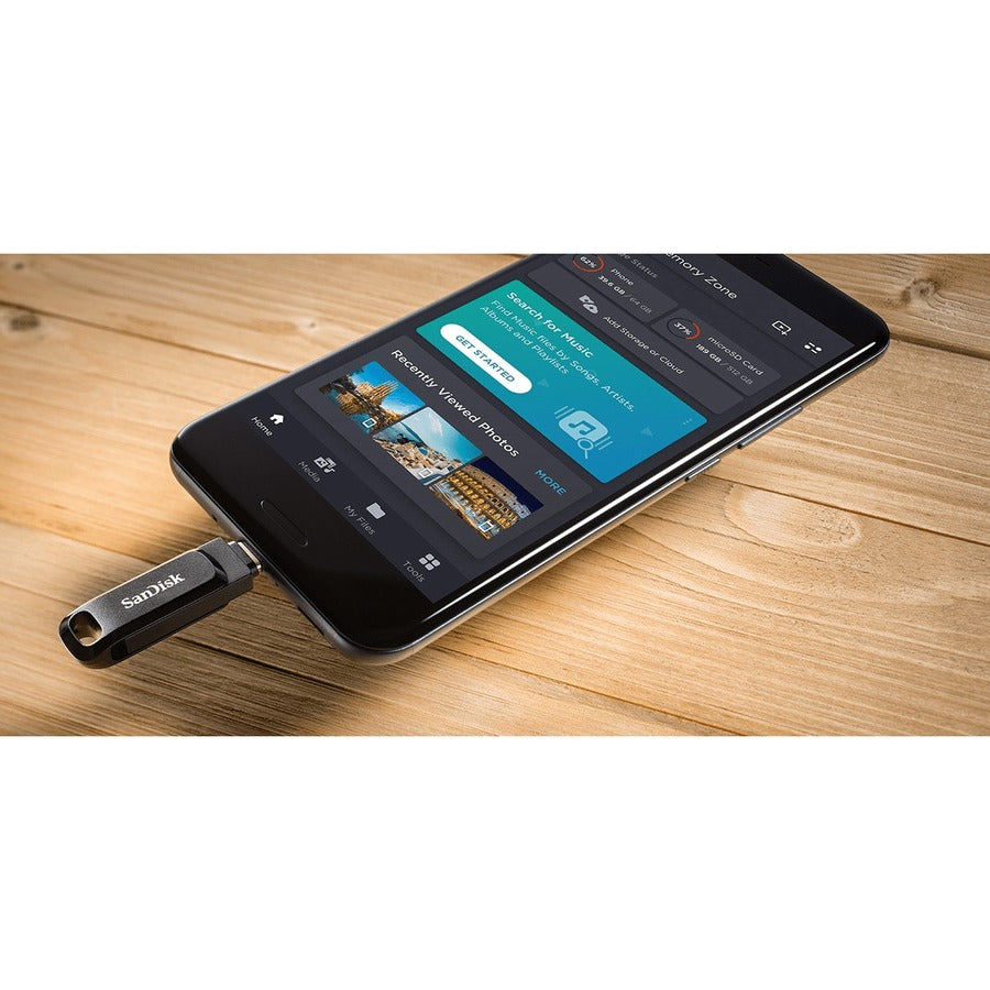 Western Digital SanDisk Ultra Dual Drive Go USB Type-C 256GB - Reversible Dual-Interface Flash Drive with Auto Backup and Fast Data Transfer