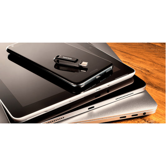 Western Digital SanDisk Ultra Dual Drive Go USB Type-C 256GB - Reversible Dual-Interface Flash Drive with Auto Backup and Fast Data Transfer
