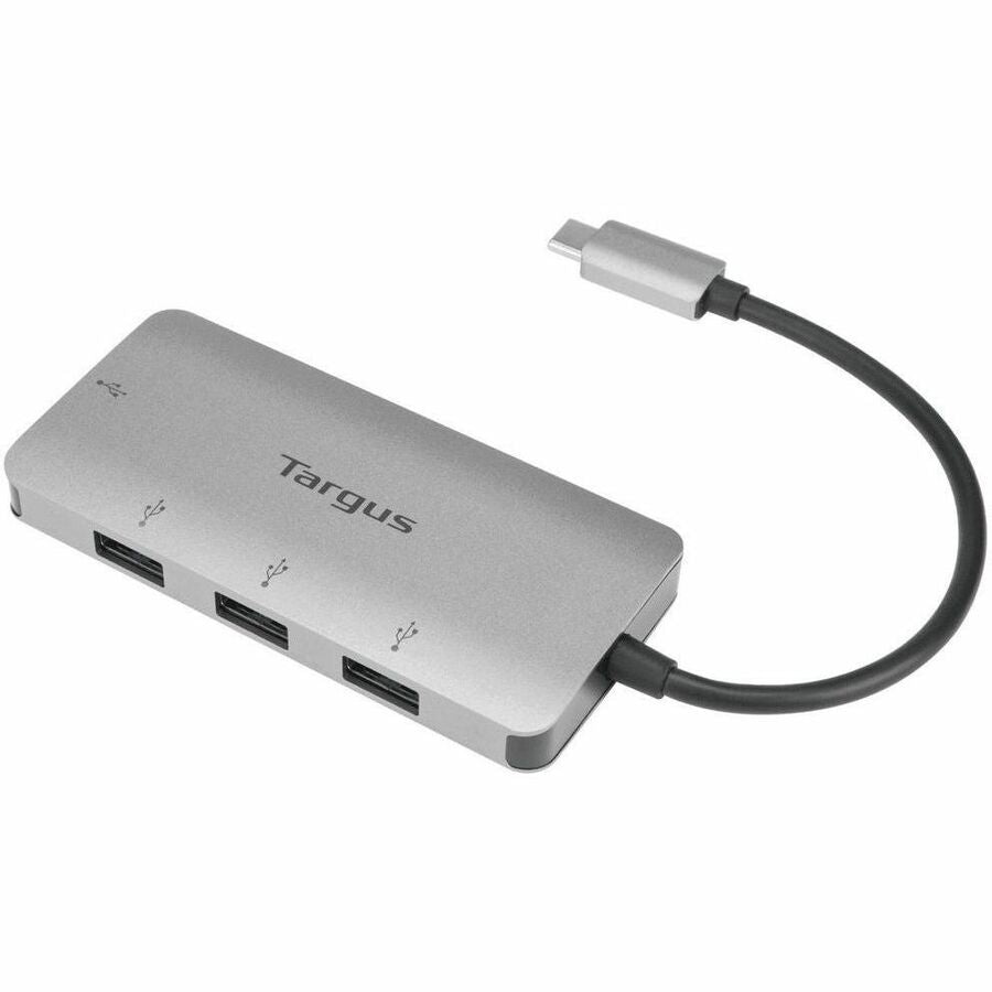 Targus USB-C to 4-Port USB-A Hub - Compact External USB 3.0 Hub for Mac and Windows