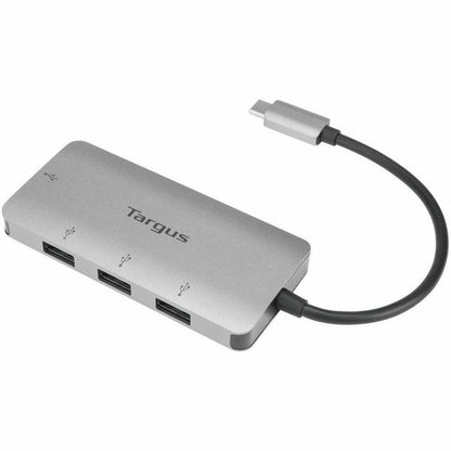 Targus USB-C to 4-Port USB-A Hub - Compact External USB 3.0 Hub for Mac and Windows