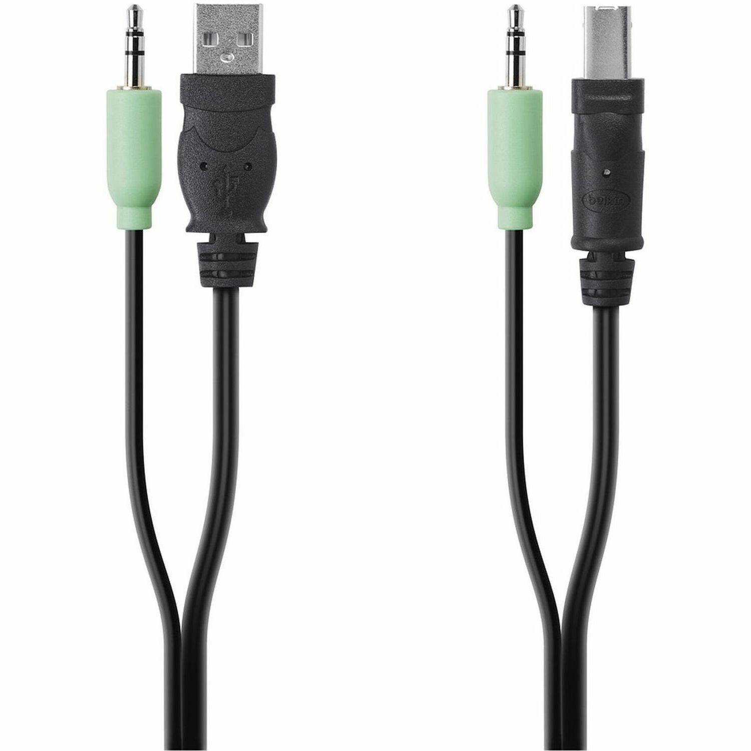 Belkin TAA USB/AUD SKVM Cable with 3.5mm Audio, 6 ft