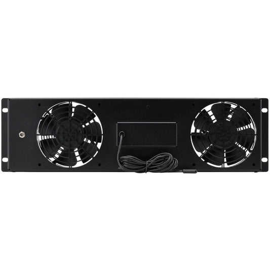 Eaton Tripp Lite SRFAN3UTEMP Fan Tray with Temperature Sensor and Blanking Panel for 19-inch Rack Enclosures