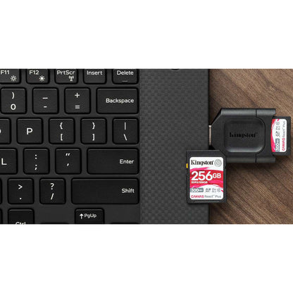 Kingston MobileLite Plus SD Reader MLP – High-Speed USB 3.2 Gen 1 Card Reader for UHS-II and UHS-I SD Cards
