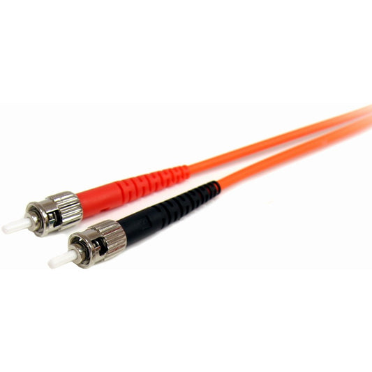 StarTech.com 5m Multimode Duplex Fiber Optic Patch Cable with LC and ST Connectors