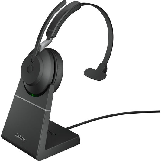 Jabra Evolve2 65 Wireless Mono Headset with Bluetooth and USB-C Cable