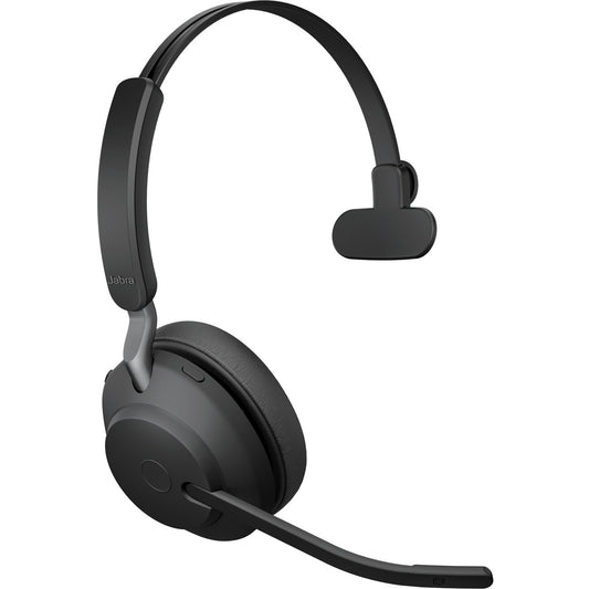Jabra Evolve2 65 Wireless Mono Headset with Bluetooth and USB Type C for Professional Audio