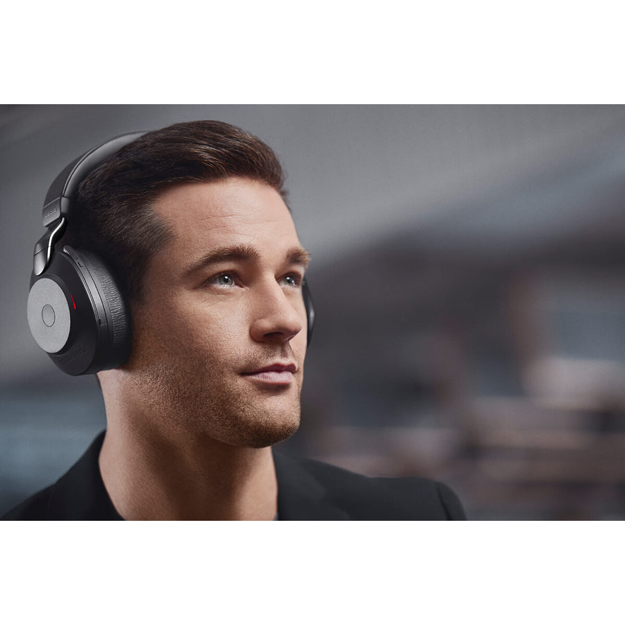 Jabra Evolve2 85 Wireless Bluetooth Headset with Over-the-Head Design