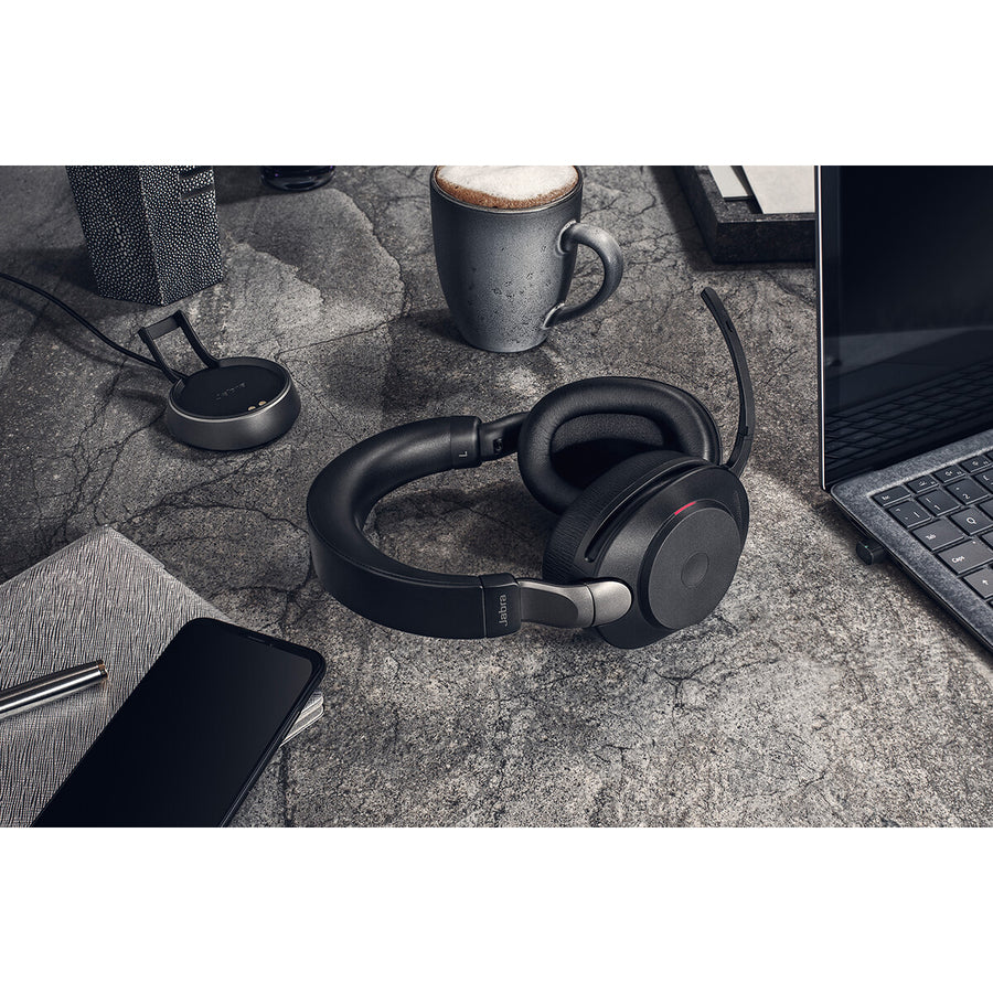 Jabra Evolve2 85 Wireless Bluetooth Headset with Over-the-Head Design