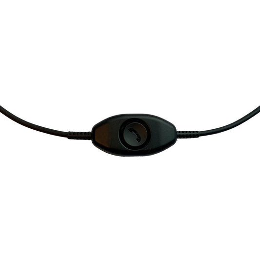 Jabra QD to 3.5 mm Push-to-Talk Audio Cable - Compatible with PC Headsets