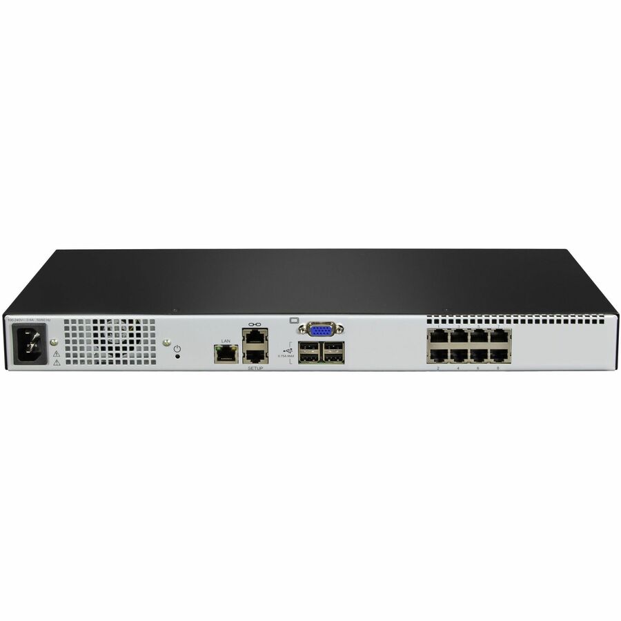 Vertiv Avocent AV3000 AutoView AV3108 KVM Over IP Switch - 8 Port Rackmount Solution with VGA and USB Support