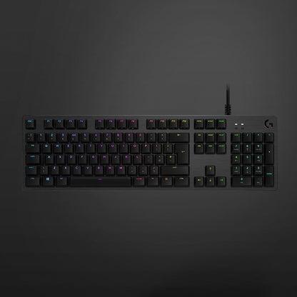 Logitech G512 LIGHTSYNC RGB Mechanical Gaming Keyboard with GX Blue Switches, USB Passthrough and Aluminum Alloy Top Case