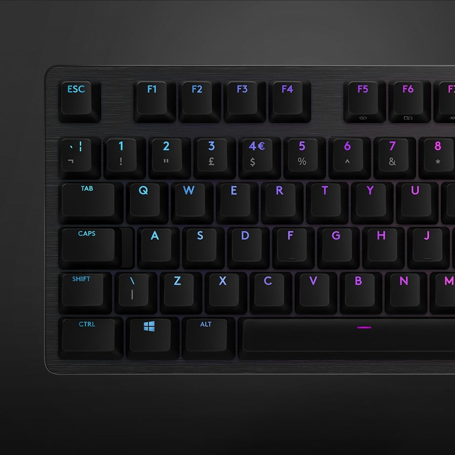 Logitech G512 LIGHTSYNC RGB Mechanical Gaming Keyboard with GX Blue Switches, USB Passthrough and Aluminum Alloy Top Case