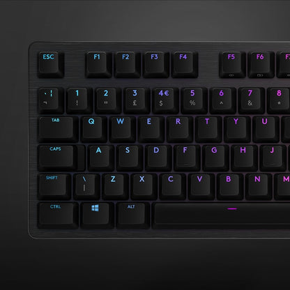 Logitech G512 LIGHTSYNC RGB Mechanical Gaming Keyboard with GX Blue Switches, USB Passthrough and Aluminum Alloy Top Case