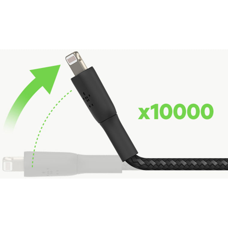 Belkin Braided USB-C to Lightning Cable (1m / 3.3ft) – Fast Charging & Durable Data Transfer for iPhone & iPad