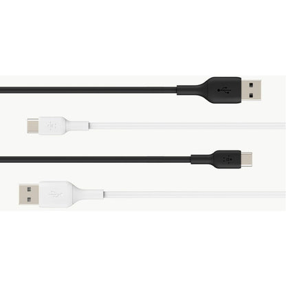 Belkin BoostCharge USB-C to USB-A Cable (1 Meter / 3.3 Feet, White) for Fast Data Transfer and Charging