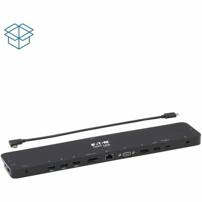 Eaton Tripp Lite Series U442-DOCK7D-B USB-C Docking Station with Triple 4K Display Support and 14 Ports