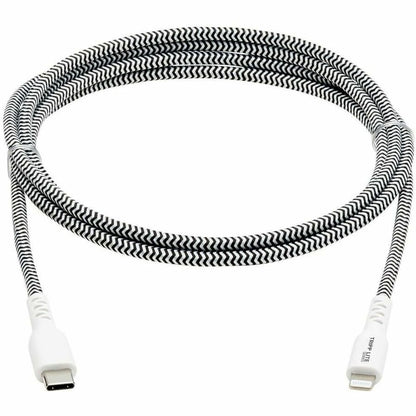 Eaton Tripp Lite Series Heavy-Duty USB-C to Lightning Cable (M102-006-HD) – 6 ft. MFi Certified Data Transfer and Charging Cord for Apple Devices