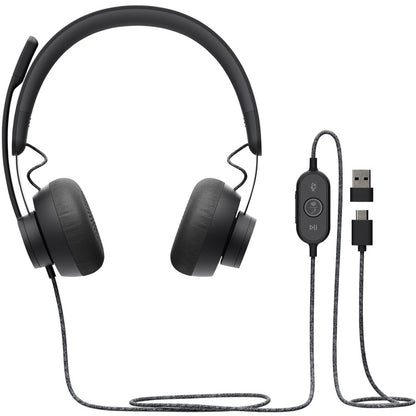 Logitech Zone Wired Noise Cancelling Headset for Microsoft Teams - USB-C, Model 981-000871