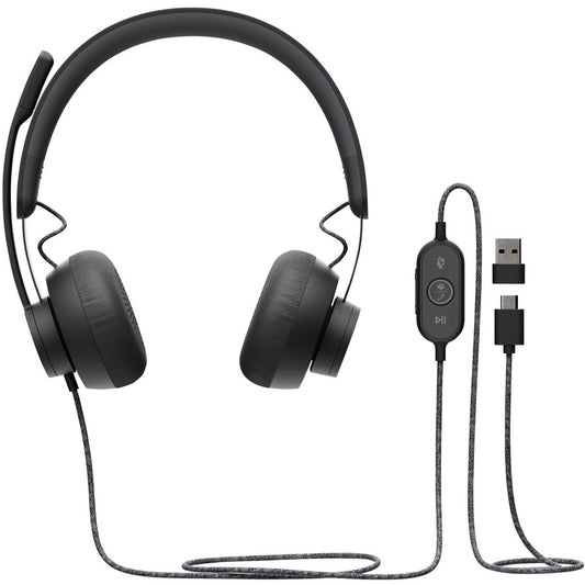 Logitech Zone Wired Noise Cancelling Headset for Microsoft Teams - USB-C, Model 981-000871