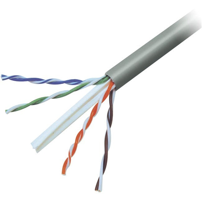Belkin CAT6 Solid Bulk Cable, Plenum - 500 ft Yellow Ethernet Network Cable