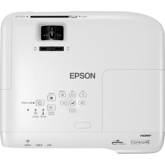 Epson PowerLite 118 3LCD XGA Classroom Projector with Dual HDMI and Moderator Function