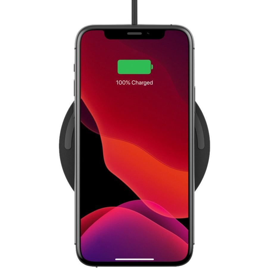 Belkin BoostCharge 10W Wireless Charging Pad with Quick Charge 3.0 Wall Adapter and Cable