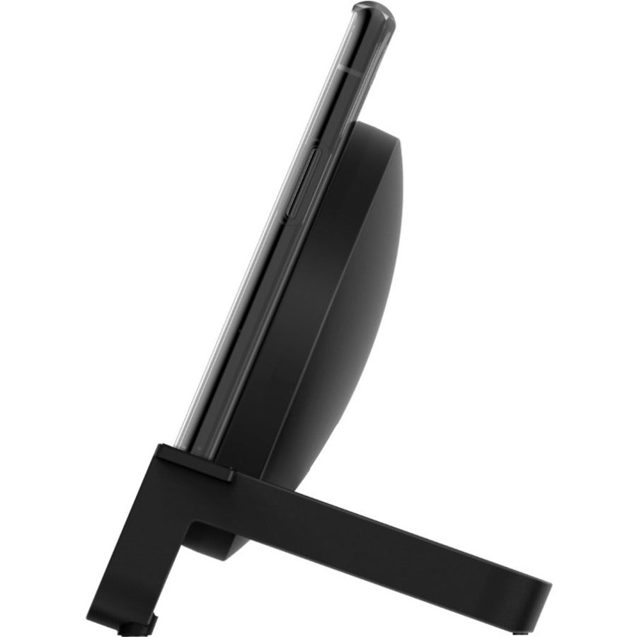 Belkin BoostCharge Wireless Charging Stand 10W – Fast Qi Wireless Charger with Case Compatibility and LED Indicator