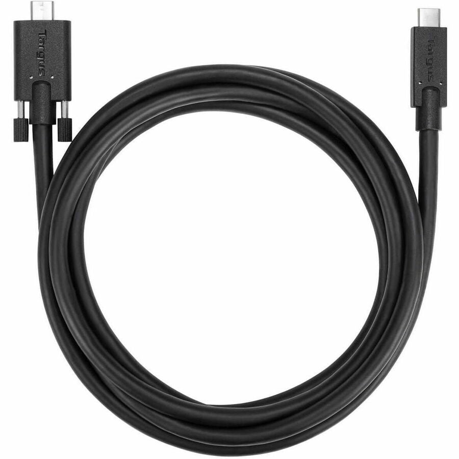 Targus 1.8 Metre USB-C Male to USB-C Male 10Gbps Screw-In Data Transfer Cable