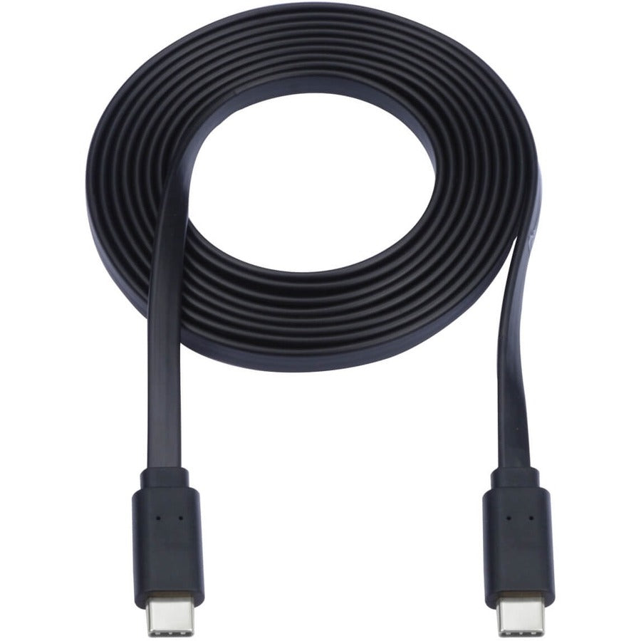 Eaton Tripp Lite Series USB-C Flat Cable (U040-006-C-FL), 6 ft. USB 2.0 Data Transfer and Charging Cable