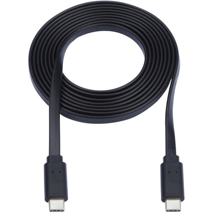 Eaton Tripp Lite Series USB-C Flat Cable (U040-006-C-FL), 6 ft. USB 2.0 Data Transfer and Charging Cable