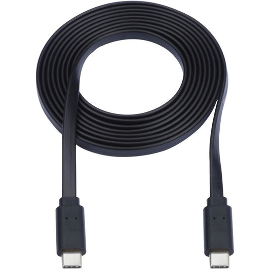 Eaton Tripp Lite Series USB-C Flat Cable (U040-006-C-FL), 6 ft. USB 2.0 Data Transfer and Charging Cable