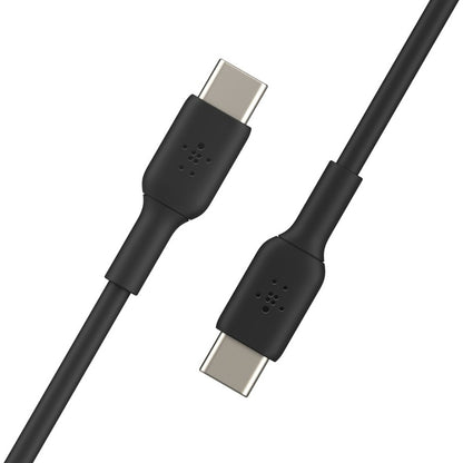 Belkin BoostCharge USB-C to USB-C Cable (1 meter / 3.3 ft, Black) for Fast Charging and Data Transfer
