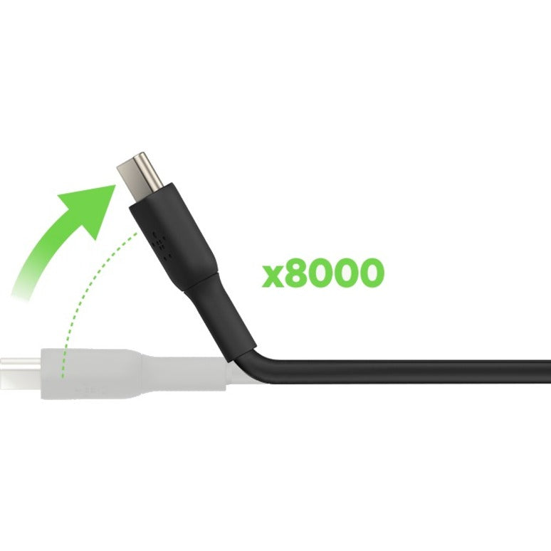 Belkin BoostCharge USB-C to USB-C Cable (1 meter / 3.3 ft, Black) for Fast Charging and Data Transfer