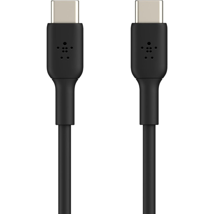 Belkin BoostCharge USB-C to USB-C Cable (1 meter / 3.3 ft, Black) for Fast Charging and Data Transfer