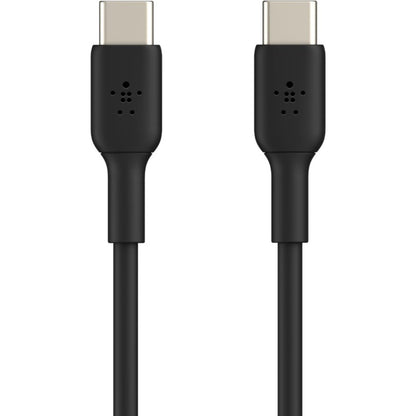 Belkin BoostCharge USB-C to USB-C Cable (1 meter / 3.3 ft, Black) for Fast Charging and Data Transfer
