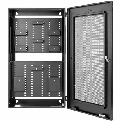 Eaton Tripp Lite Series SmartRack 3U Low-Profile Wall Mount Enclosure with Adjustable Shelves