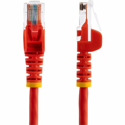 StarTech.com 25 ft Red Cat5e UTP Patch Cable with Snagless Design and Power-over-Ethernet Support