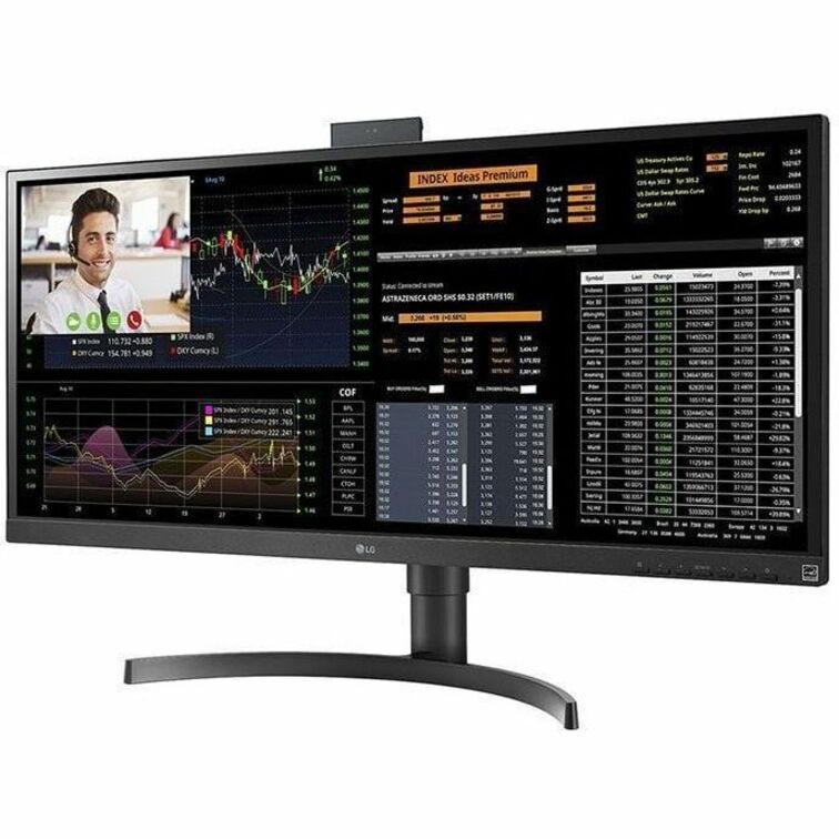 LG 34CN650N-6A All-in-One Thin Client with 34-Inch UltraWide Full HD IPS Display and Quad-Core Intel J4105 Processor