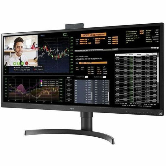 LG 34CN650N-6A All-in-One Thin Client with 34-Inch UltraWide Full HD IPS Display and Quad-Core Intel J4105 Processor