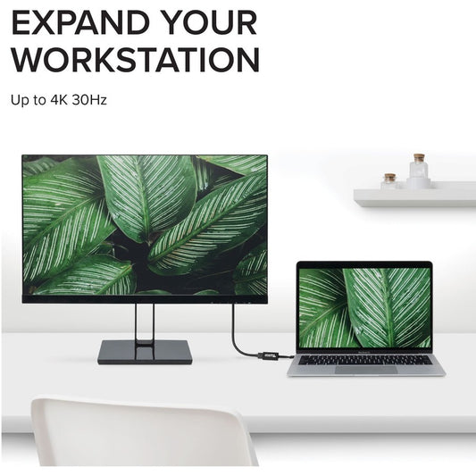 Plugable USB-C to HDMI Adapter 4K 30Hz with Thunderbolt 3 Compatibility