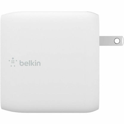 Belkin BoostCharge Pro Dual USB-C PD GaN Wall Charger 68W – Compact Fast Charging for Multiple Devices